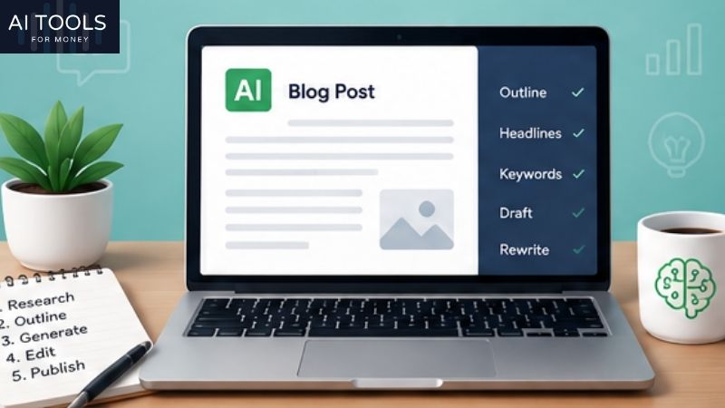 AI writing workflow for creating SEO-friendly blog content
